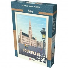 Puzzle Wim - Bruxelles - 1000 Pièces Jeux classiques - Wim!