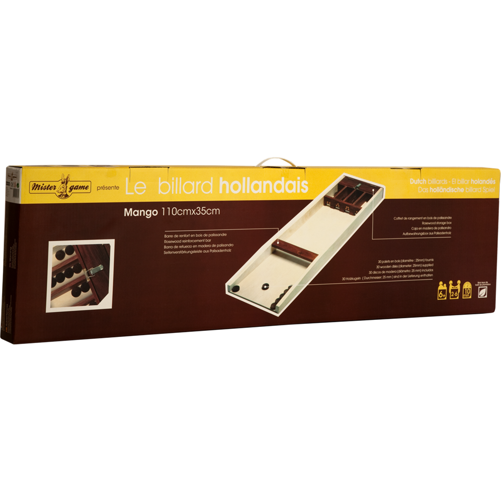 Mister Game Billard Hollandais Mango 110 x 35 cm