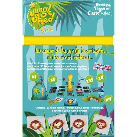 Jungle Speed Kids - Jeu de société - Zygomatic - Asmodee