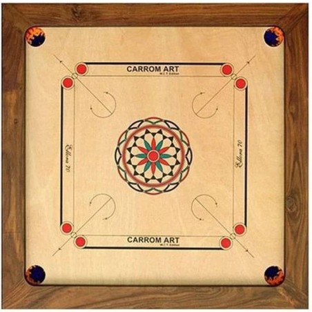 Carrom: Ellora 70x70 - Jeux d'adresse - Carrom Art