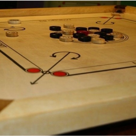 Carrom mango 66 - Jeux classiques - Jeux de société - Carrom Art