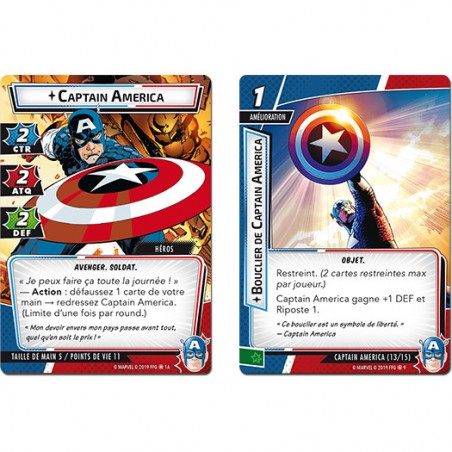 Marvel Champions : Captain America - Extension - Jeux de société - Fantasy Flight Games
