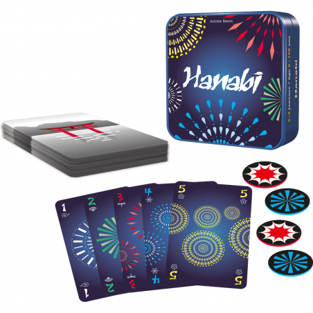 Hanabi - Jeu de coopération pour jouer en famille - Asmodee