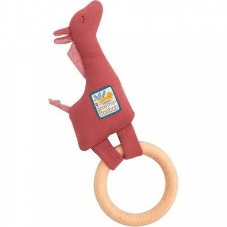 Hochet en bois Girafe Moulin Roty - Sous mon Baobab