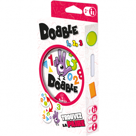 Dobble 123 - Jeu de société - Zygomatic - Asmodee