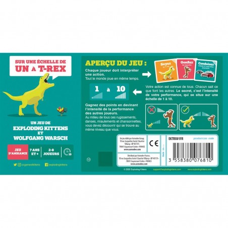 Sur une Echelle de Un à T - Jeux de société - Exploding Kittens