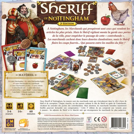 Sheriff of Nottingham - Jeux de société - Cmon