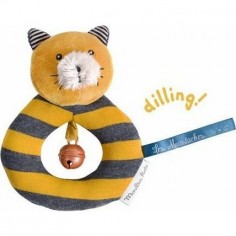 Anneau hochet en tissu Moulin Roty - Lulu Les Moustaches