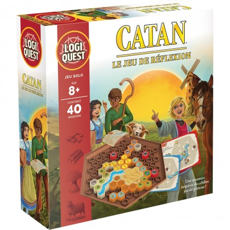 Catan - Série Logiquest - Jeu de Réflexion en Solo - Asmodee
