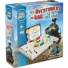 Logiquest : Les Aventuriers du Rail - Le Défi des locos - Asmodee