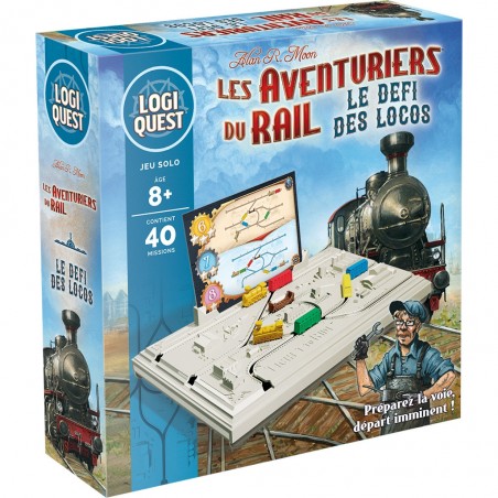 Les Aventuriers du Rail - Série Logiquest - Jeu de Réflexion - Asmodee