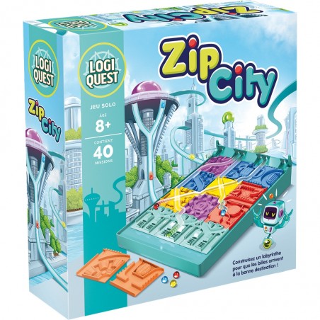 Zip City - Série Logiquest - Jeu de Réflexion - Asmodee