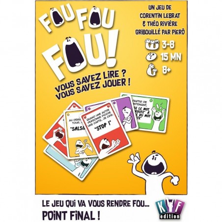 Fou Fou Fou! - Jeux de société - Kyf Edition - Asmodee