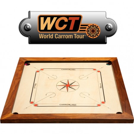 Carrom Wct Ellora 85 X 85 - Jeux classiques - Jeux de société - Carrom Art