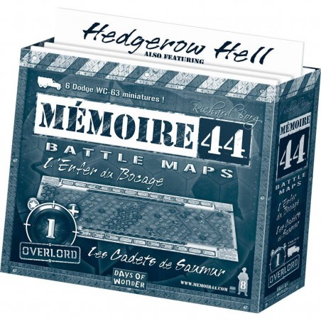 Mémoire 44: Battle Maps 1 - L'Enfer du Bocage - Jeux de société - Days Of Wonder