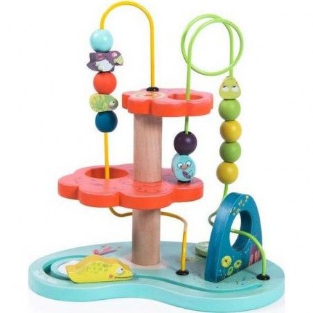 Circuit de perles en bois Dans la Jungle - Moulin Roty