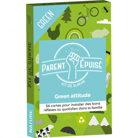 Parent Epuisé: Kit de survie Green Attitude - Jeux de société - Parent Epuisé - Asmodee