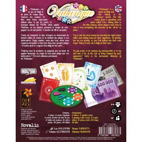 Vabanque - Jeux de société - Igiari
