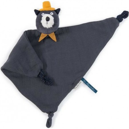 Doudou lange Moulin roty Alphonse - Les Moustaches
