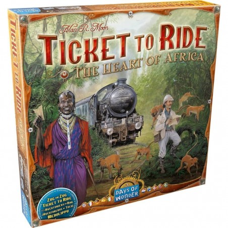 Les Aventuriers du Rail - Au Coeur de l'Afrique - Jeu de société - Days Of Wonder