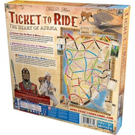 Les Aventuriers du Rail - Au Coeur de l'Afrique - Jeu de société - Days Of Wonder