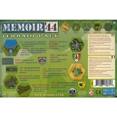 Extension Terrain Pack - Mémoire 44 - Un jeu - Days Of Wonder