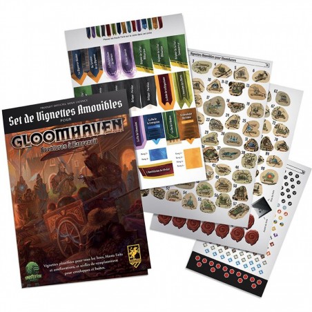 Gloomhaven: Set de Vignettes Amovibles - Jeux de société - Cephalofair Games