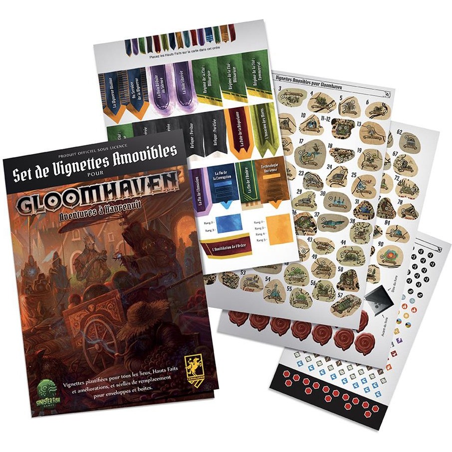 Cephalofair Games Set de Vignettes pour Gloomhaven Aventures à 