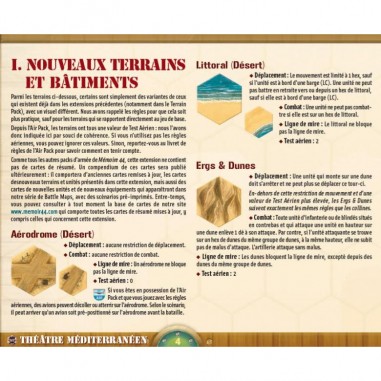 Mémoire 44 - Théatre Méditerranéen - Jeu d'histoire - Days Of Wonder