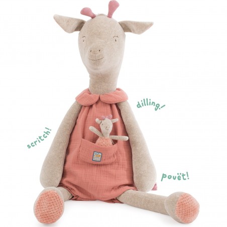 Peluche géante Girafe - Moulin Roty