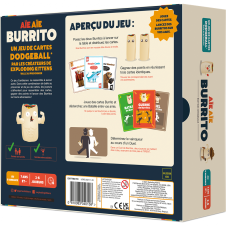 Throw Throw Burrito - Jeux de société - Exploding Kittens - Asmodee
