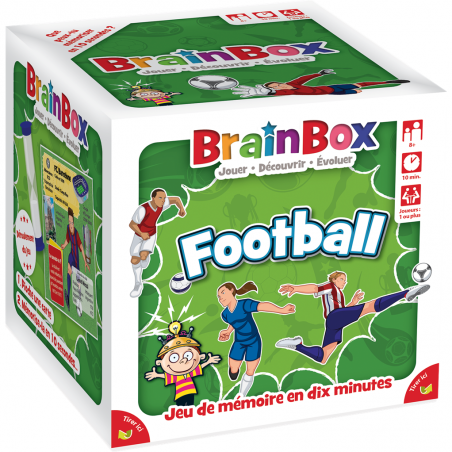BrainBox - Football - Jeu de Mémoire - Green Board Games