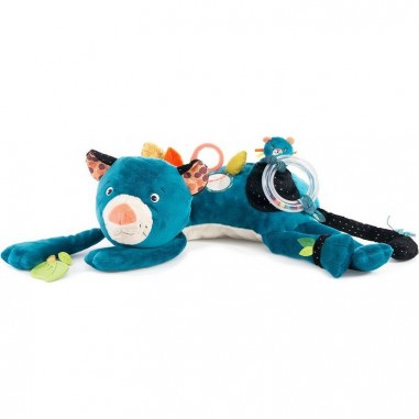 Grande peluche d'activités panthère Dans la Jungle - Moulin Roty