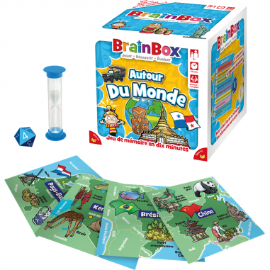 Brain Box - Voyage autour du Monde - Jeu de société - Green Board Game Company - Green Board Games
