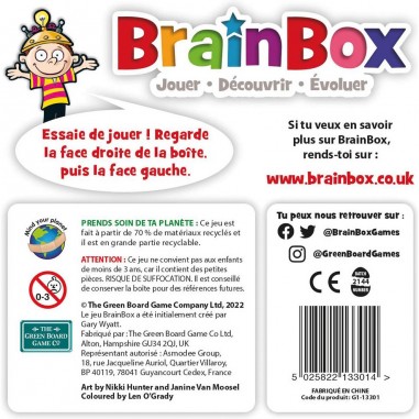 Brain Box - Voyage autour du Monde - Jeu de société - Green Board Game Company - Green Board Games