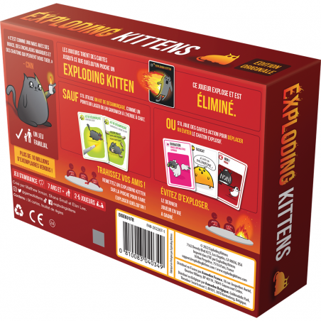 Exploding Kittens - Jeu de Cartes - Asmodee