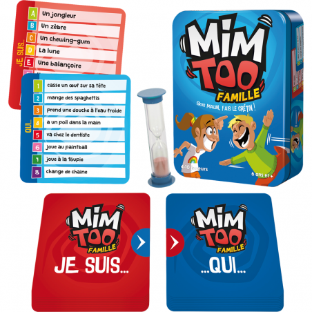 Mimtoo Famille - Jeux de Mime et Déduction - Cocktail Games