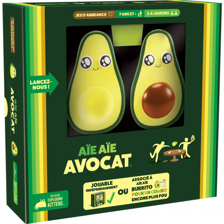 Aie Aie Avocat - Un jeu - sur la - Exploding Kittens