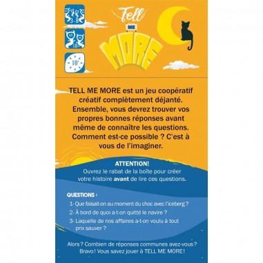 Tell me more - Jeux de société - Instaplay