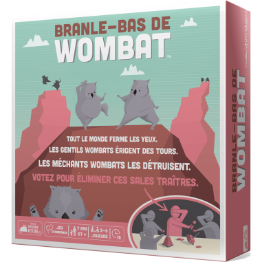Branle-Bas de Wombat - Un jeu - Exploding Kittens