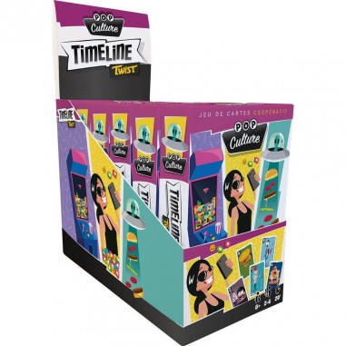 Timeline Twist : Pop Culture - 100 cartes - Jeux de société - Asmodee