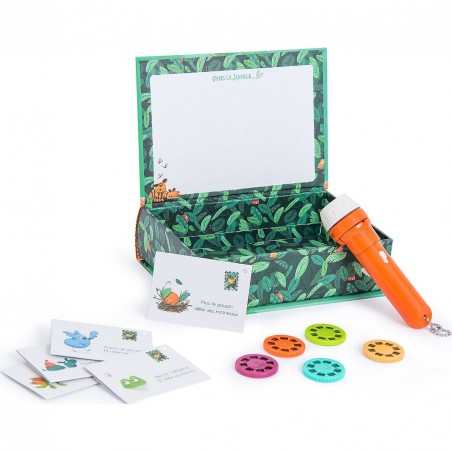 Coffret lampe à histoires Dans la jungle Moulin Roty