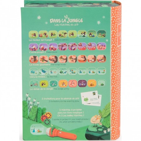 Coffret lampe à histoires Dans la jungle Moulin Roty
