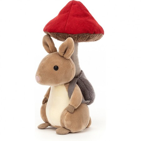 Peluche lapin cueilleur de champignon - Jellycat