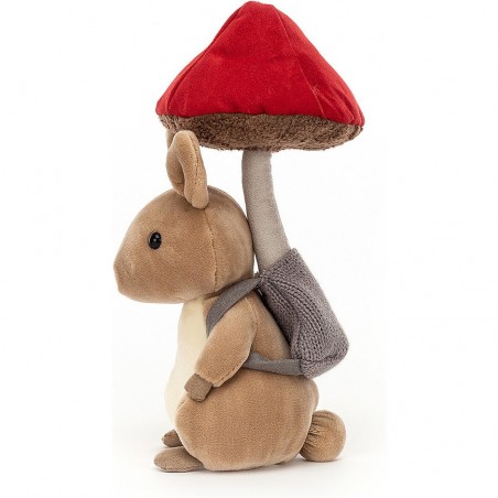 Peluche lapin cueilleur de champignon - Jellycat