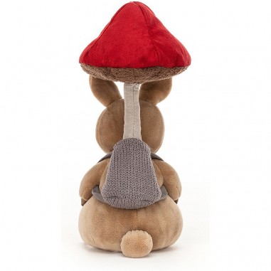 Peluche lapin cueilleur de champignon - Jellycat