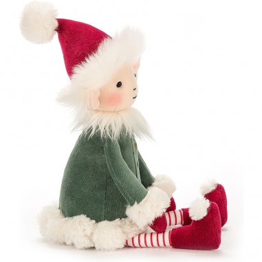 Peluche Leffy Elfe de Noël Medium - 32cm - Jellycat