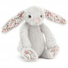 Peluche Blossom Silver Bunny Baby - H: 13 cm - Jellycat