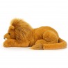 Peluche Louie Lion Huge - L: 23 cm x l : 55 cm x H: 23 cm - Jellycat