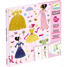 Stickers et Paper dolls : Robes des 4 saisons - Djeco